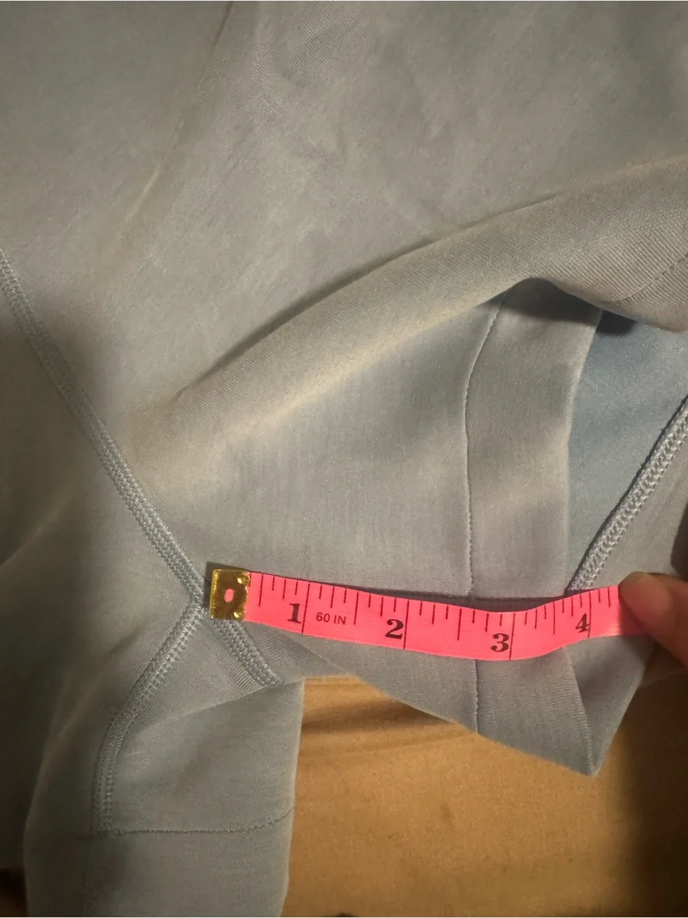 Lululemon Softstreme High Rise Shorts 4” Light Blue Size 2